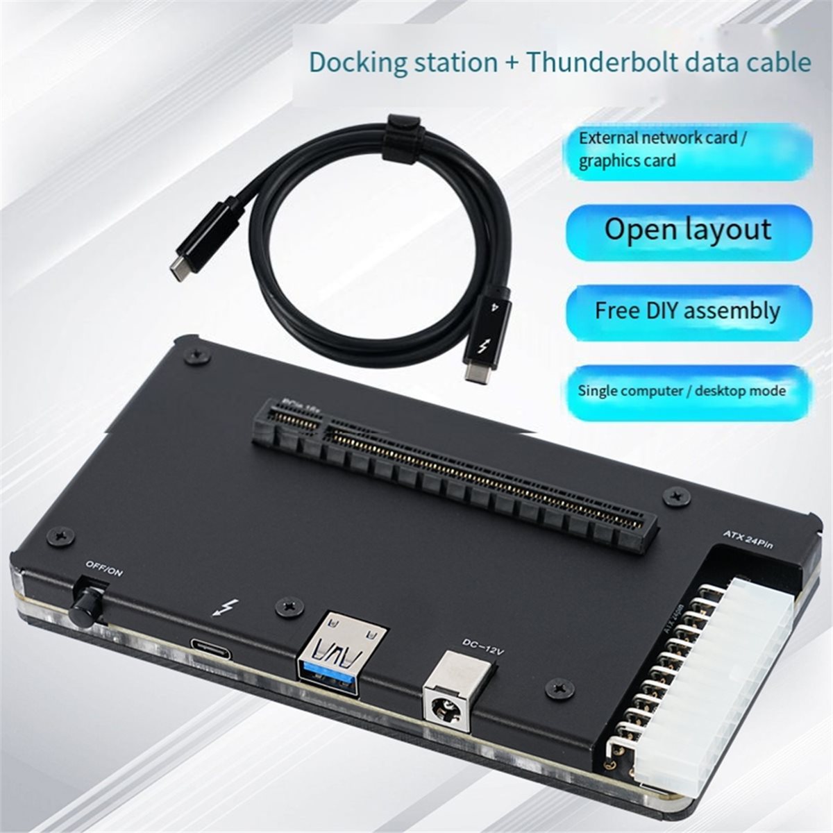 Thunderbolt 4 External Gpu Enclosure - ABIU 프로페셔널 외장 GPU, 썬더볼트 4
