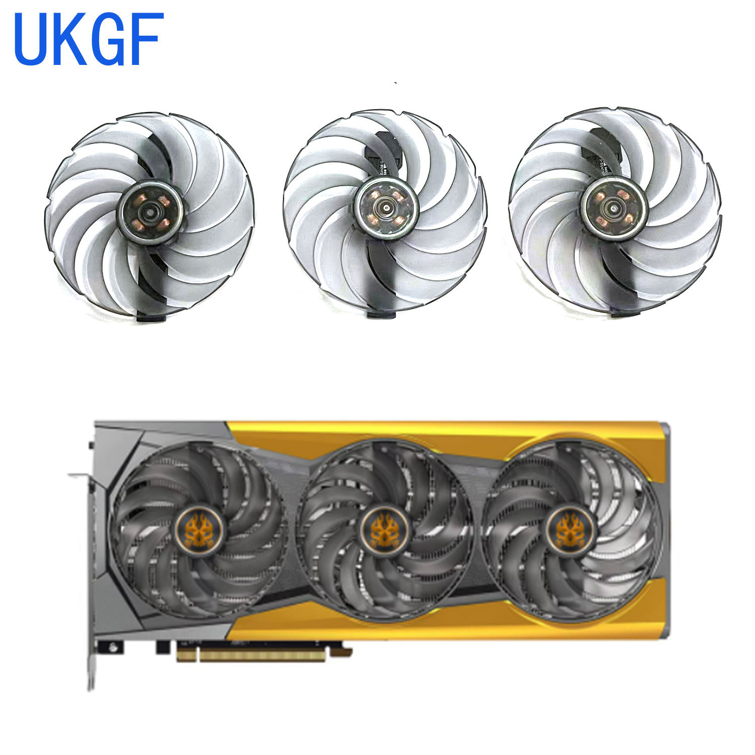 Rx 6900 Xt 16Gb - 95MM FDC10U12D9-C 6핀 RX6900 쿨링 그래픽