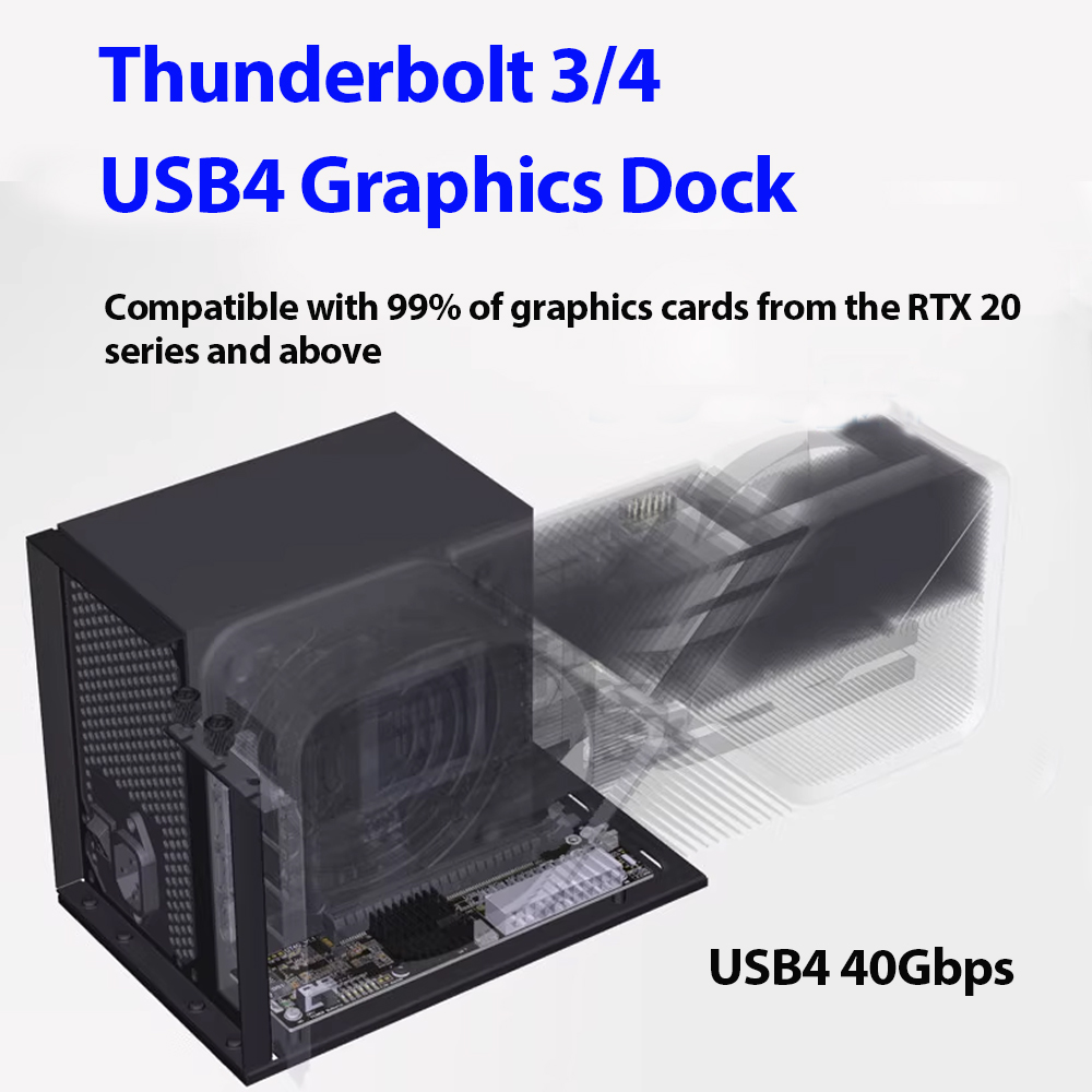 ADT-Link USB4 eGPU 도크 썬더볼트 3/4 - Thunderbolt 4 External Gpu Enclosure 리뷰 및 가격