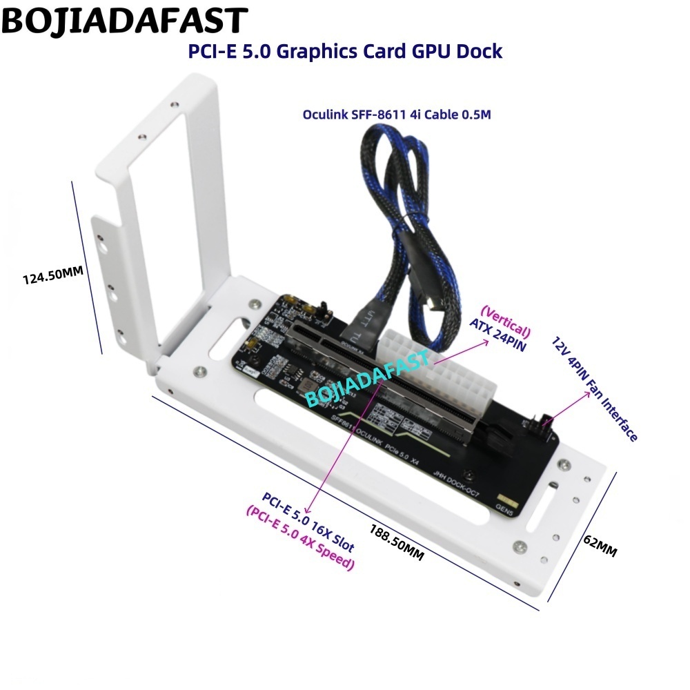 PCI-E 5.0 16X GEN5 어댑터 카드 OcuL - Oculink Egpu Dock Graphics Card 리뷰 및 가격