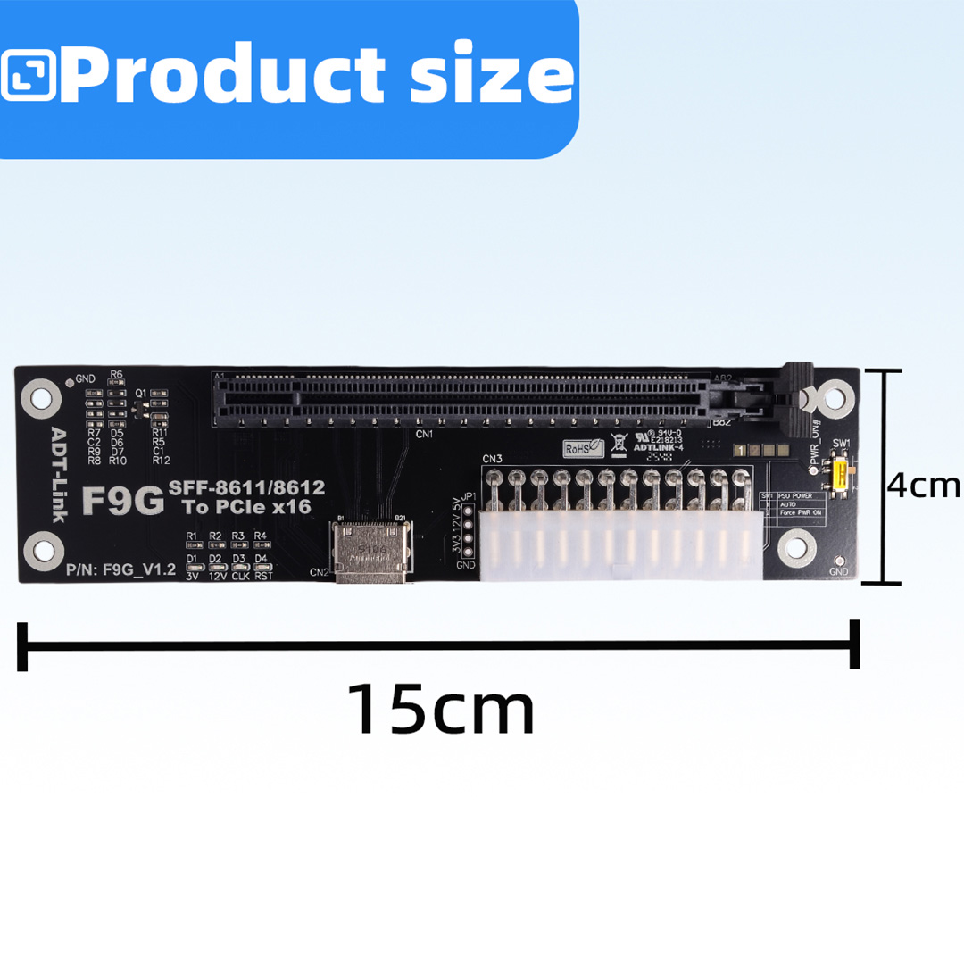 OCuLink SFF-8611/8612 - PCIe X - Oculink Egpu Dock Graphics Card 리뷰 및 가격